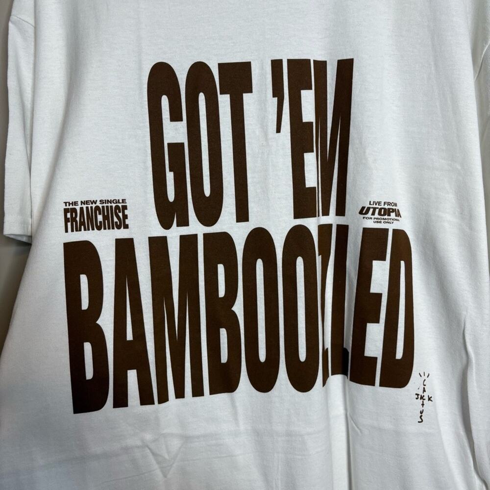 Travis Scott Cactus Jack Got Em Bamboozled Promo Short Sleeve New - Picture 3 of 5